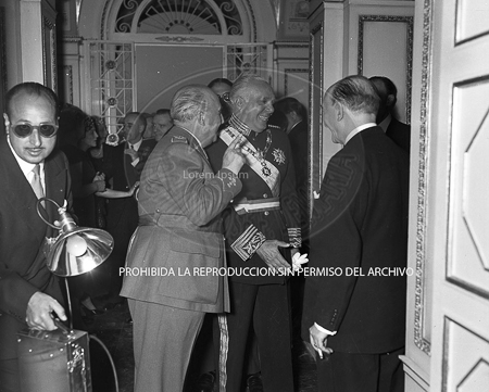 Visita del Presidente Trujillo.