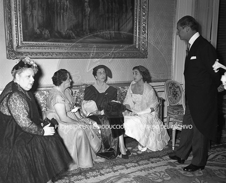 Visita del Presidente Trujillo.