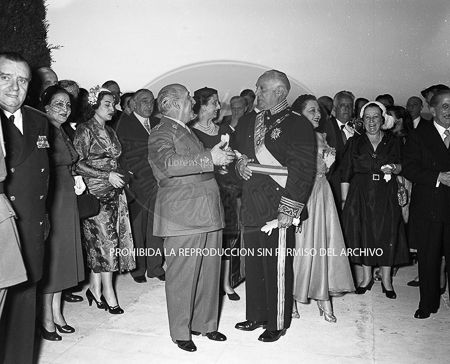 Visita del Presidente Trujillo.