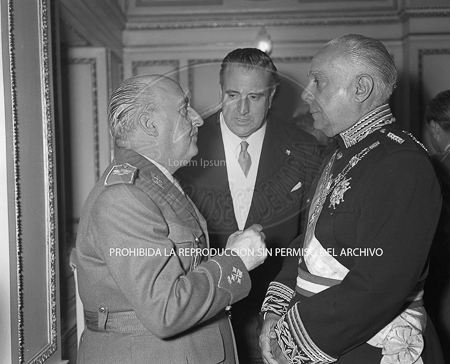 Visita del Presidente Trujillo.