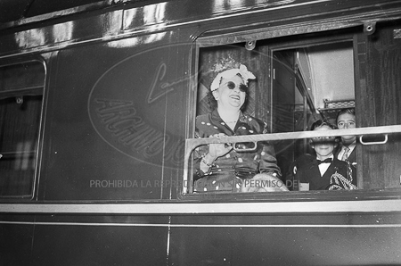 Visita del Presidente Trujillo.