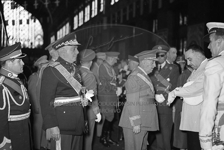 Visita del Presidente Trujillo.