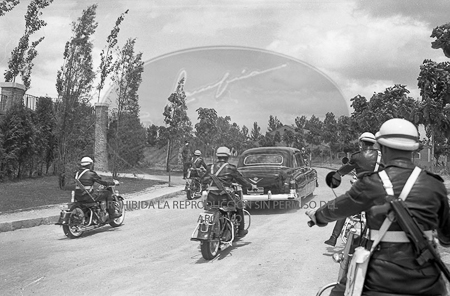 Visita del Presidente Trujillo.