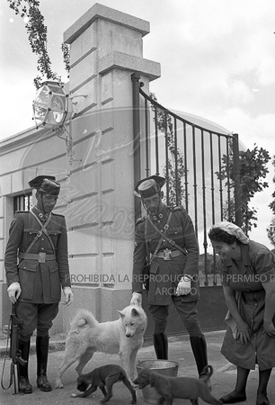 Visita del Presidente Trujillo.