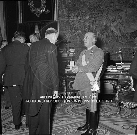 Visita del Presidente Trujillo.