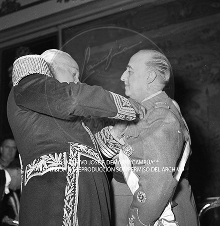 Visita del Presidente Trujillo.