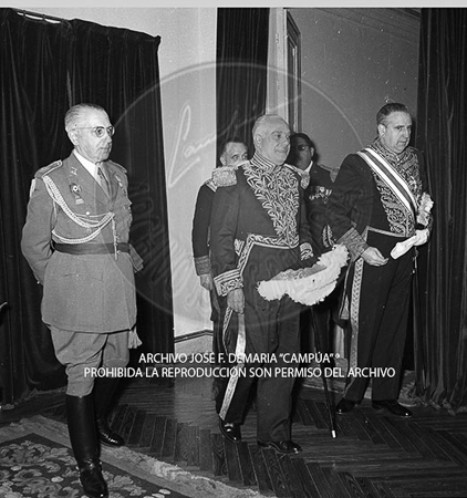 Visita del Presidente Trujillo.