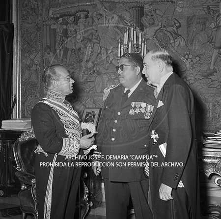 Visita del Presidente Trujillo.