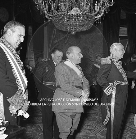 Visita del Presidente Trujillo.