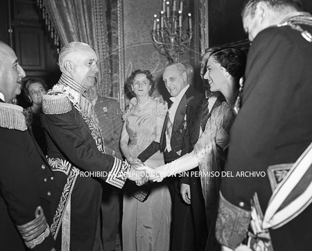 Visita del Presidente Trujillo.