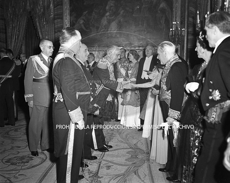 Visita del Presidente Trujillo.