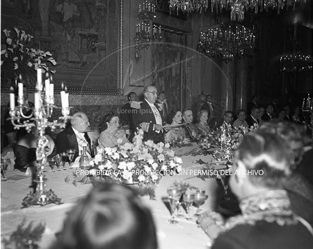 Visita del Presidente Trujillo.