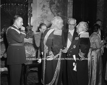 Visita del Presidente Trujillo.