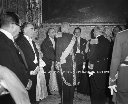 Visita del Presidente Trujillo.