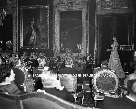 Visita del Presidente Trujillo.