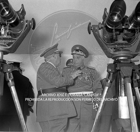 Visita del Presidente Trujillo.