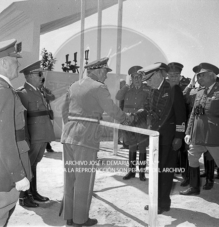 Visita del Presidente Trujillo.