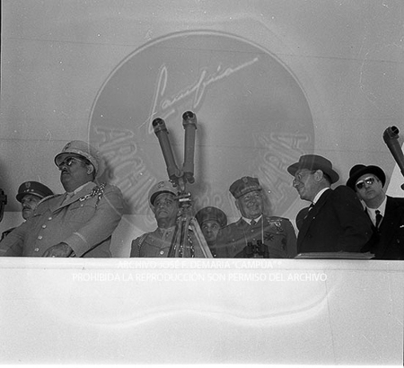 Visita del Presidente Trujillo.