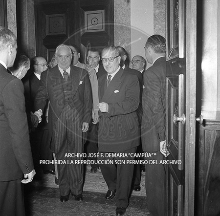 Visita del Presidente Trujillo.