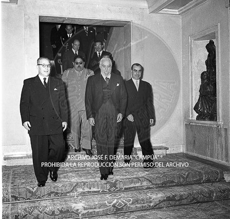 Visita del Presidente Trujillo.