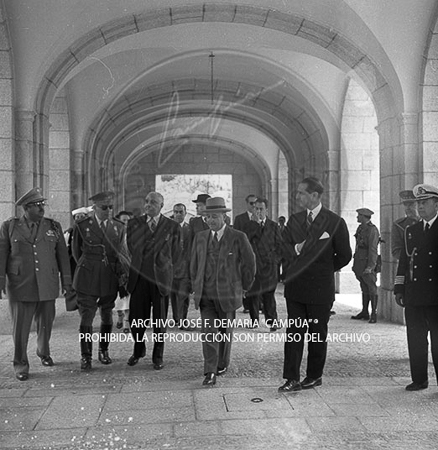 Visita del Presidente Trujillo.