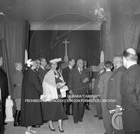 Visita del Presidente Trujillo.