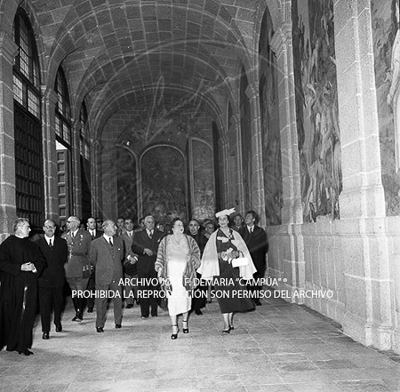 Visita del Presidente Trujillo.