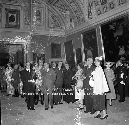 Visita del Presidente Trujillo.