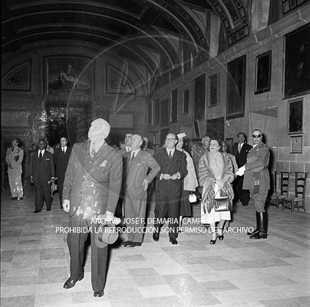 Visita del Presidente Trujillo.