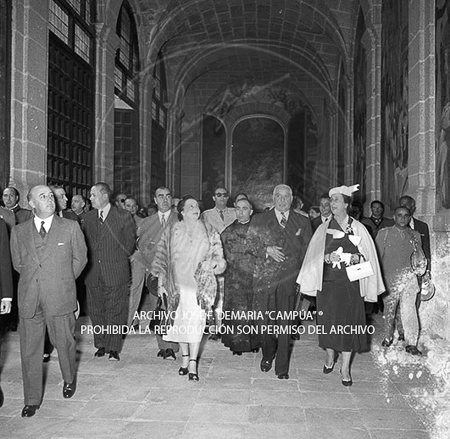 Visita del Presidente Trujillo.