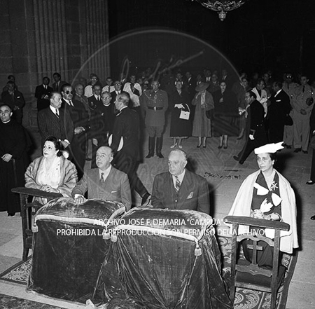 Visita del Presidente Trujillo.