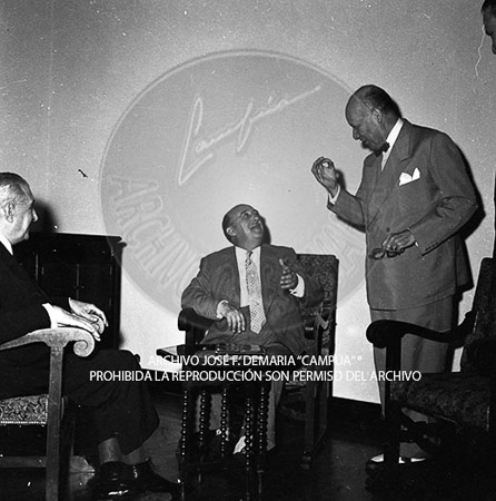 Visita del <presidente de Portugal a España, 1957