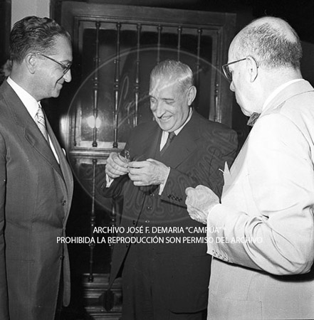 Visita del <presidente de Portugal a España, 1957