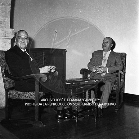 Visita del <presidente de Portugal a España, 1957