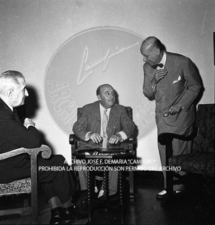 Visita del <presidente de Portugal a España, 1957