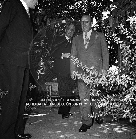 Visita del <presidente de Portugal a España, 1957