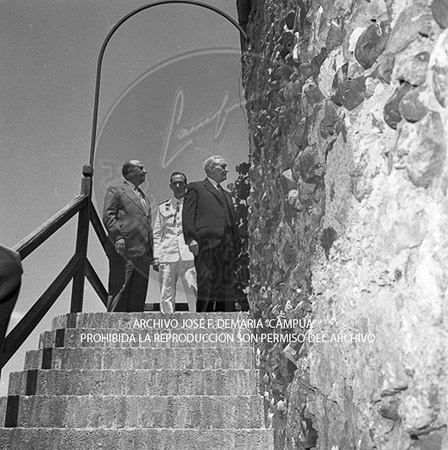 Visita del <presidente de Portugal a España, 1957