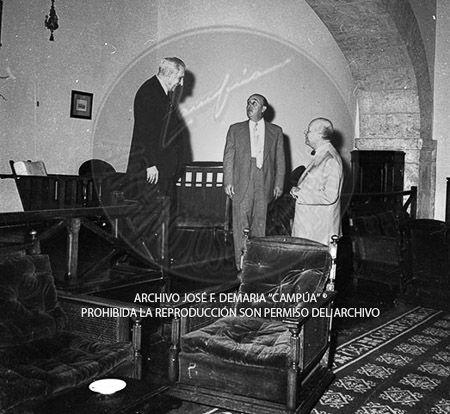 Visita del <presidente de Portugal a España, 1957