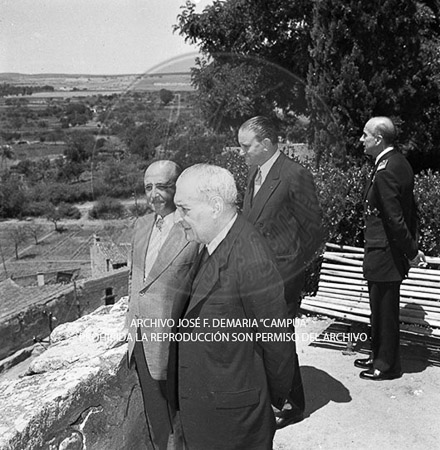 Visita del <presidente de Portugal a España, 1957