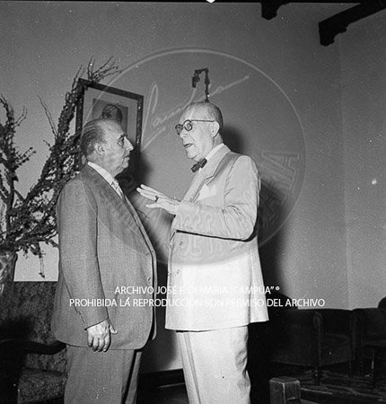 Visita del <presidente de Portugal a España, 1957