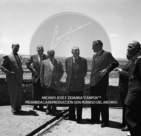 Visita del <presidente de Portugal a España, 1957