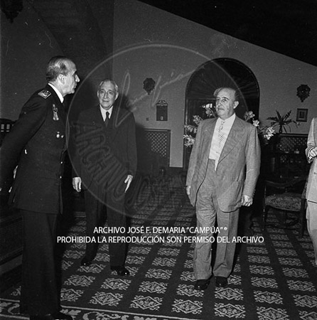 Visita del <presidente de Portugal a España, 1957