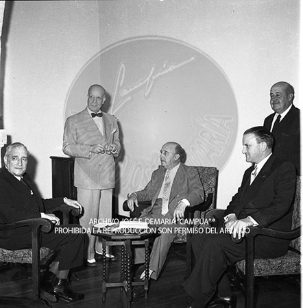 Visita del <presidente de Portugal a España, 1957