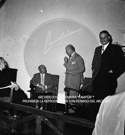 Visita del <presidente de Portugal a España, 1957