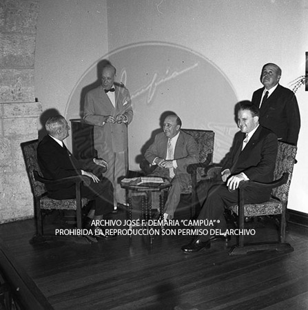 Visita del <presidente de Portugal a España, 1957