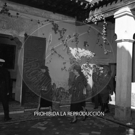 El Presidente del Libano Camile Chamoun, visita Toledo