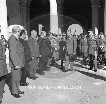 El Presidente del Libano Camile Chamoun, visita Toledo