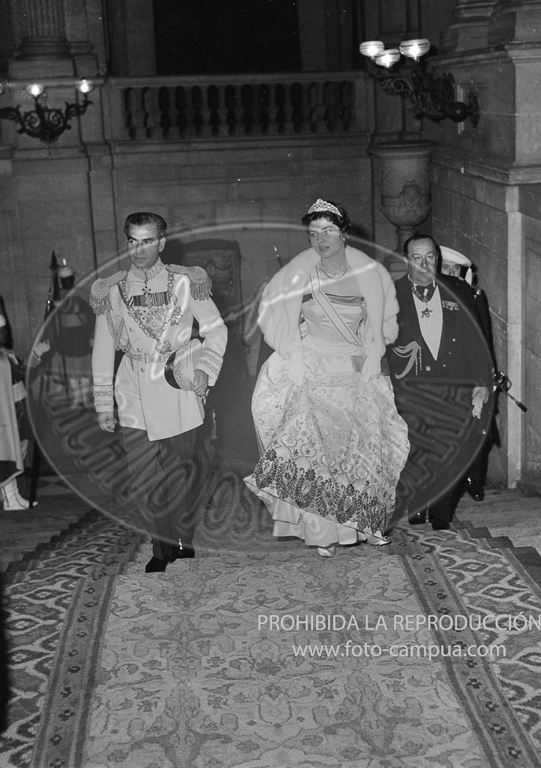 Visita a España del Sha de Persia