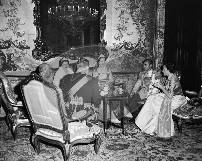 Visita a España del Sha de Persia