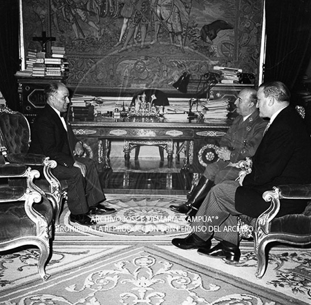 Presidente de Túnez Habib Burguiba